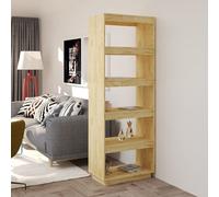 vidaXL Libreria/Divisorio 60x35x167 cm in Legno Massello di Pino