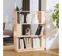 vidaXL Libreria/Divisorio 80x25x101 cm in Legno Massello di Pino
