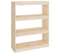 vidaXL Libreria/Divisorio 80x30x103,5 cm in Legno Massello di Pino