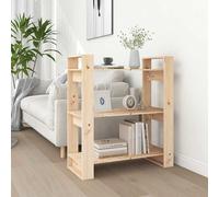 vidaXL Libreria/Divisorio 80x35x91 cm Legno Massello di Pino