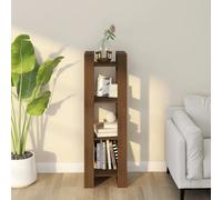 vidaXL Libreria/Divisorio ambra 41x35x125 cm in Legno Massello