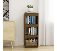 vidaXL Libreria/Divisorio Ambra in Legno Massello di Pino