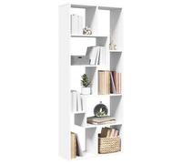vidaXL Libreria Divisorio Bianca 67x25x161,5 cm in Truciolato