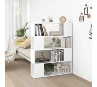 vidaXL Libreria/Divisorio Bianco 100x24x124 cm