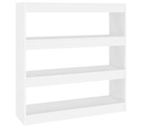 vidaXL Libreria/Divisorio bianco 100x30x103 cm