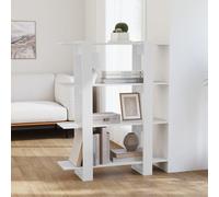 vidaXL Libreria/Divisorio Bianco 100x30x123,5 cm