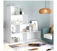 VIDAXL - Libreria /Divisorio Bianco 155x24x160 cm in Legno Multistrato