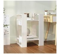 VIDAXL - Libreria / divisorio Bianco 41x35x57 Cm In Legno Massello Di Pino
