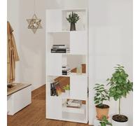 vidaXL Libreria/Divisorio Bianco 60x24x155 cm in Truciolato
