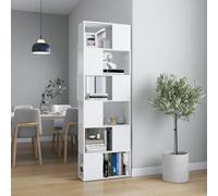 vidaXL Libreria/Divisorio Bianco 60x24x186 cm
