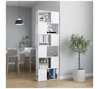 vidaXL Libreria/Divisorio Bianco 60x24x186 cm