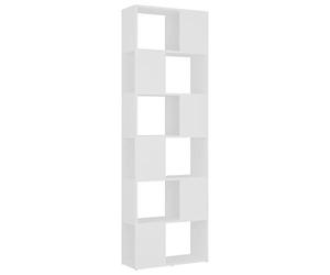 vidaXL Libreria/Divisorio Bianco 60x24x186 cm