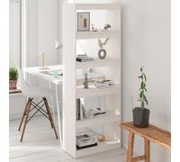 VIDAXL - Libreria / divisorio Bianco 60x30x167,5 Cm In Massello Di Pino