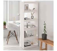 VIDAXL - Libreria / divisorio Bianco 60x30x167,5 Cm In Massello Di Pino