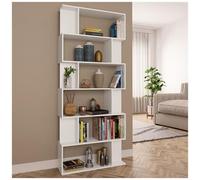 VIDAXL - Libreria /Divisorio Bianco 80x24x192 cm in Legno Multistrato