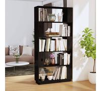 vidaXL Libreria/Divisorio Bianco 80x25x163,5 cm Legno Massello