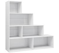VIDAXL - Libreria /Divisorio Bianco Lucido 155x24x160cm Legno Multistrato