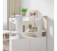 vidaXL Libreria/Divisorio Bianco Lucido 80x30x51 cm