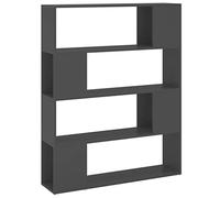 vidaXL Libreria/Divisorio Grigio 100x24x124 cm
