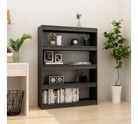 vidaXL Libreria/Divisorio Grigio 100x30x135,5 cm in Legno di Pino