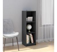 vidaXL Libreria/Divisorio Grigio 36x33x110 cm Legno Massello di Pino
