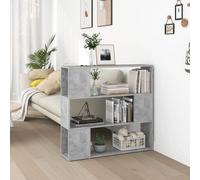 vidaXL Libreria/Divisorio Grigio Cemento 100x24x94 cm