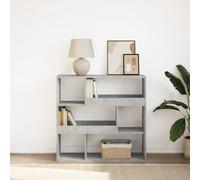 vidaXL Libreria/Divisorio Grigio Cemento 100x33x94,5 cm