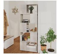 VIDAXL - Libreria /Divisorio Grigio Cemento 60x24x155 cm