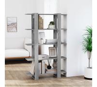 vidaXL Libreria/Divisorio Grigio Sonoma 100x30x160 cm