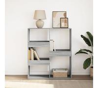 vidaXL Libreria/Divisorio Grigio Sonoma 100x33x115 cm