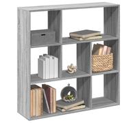 vidaXL Libreria Divisorio Grigio Sonoma 102x29x103,5 cm in Truciolato