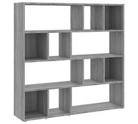 vidaXL Libreria/Divisorio Grigio Sonoma 105x24x102 cm