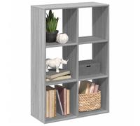 vidaXL Libreria Divisorio Grigio Sonoma 69,5x29x103,5cm in Truciolato