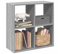 vidaXL Libreria Divisorio Grigio Sonoma 69,5x29x69,5 cm in Truciolato