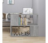 vidaXL Libreria/Divisorio Grigio Sonoma 80x24x63 cm