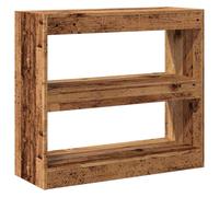 vidaXL Libreria/Divisorio in Legno Vecchio 80x30x72 cm, Mobile Porta Libri, divisorio Camera, divisorio, armadietto per Libri, scaffalatura, scaffale