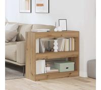 vidaXL Libreria/Divisorio in Rovere Artigianale 80x30x72 cm, Mobile Porta Libri, divisorio Camera, divisorio, armadietto per Libri, scaffalatura