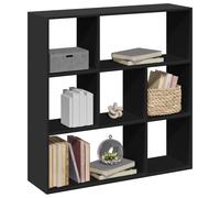 vidaXL Libreria Divisorio Nera 102x29x103,5 cm in Truciolato