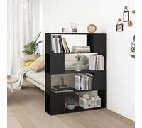 vidaXL Libreria/Divisorio Nero 100x24x124 cm
