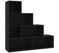 VIDAXL - Libreria /Divisorio Nero 155x24x160 cm in Legno Multistrato