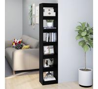 VIDAXL - Libreria / divisorio Nero 40x30x198 Cm