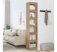 vidaXL Libreria/Divisorio Rovere Artigianale 40x30x198 cm