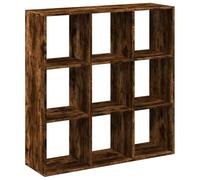 vidaXL Libreria Divisorio Rovere Fumo 102x29x103,5 cm in Truciolato