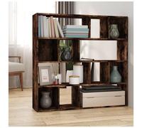 Libreria/divisorio rovere fumo 105x24x102 cm