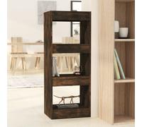 vidaXL Libreria/Divisorio Rovere Fumo 40x30x103 cm in Truciolato