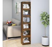 vidaXL Libreria/Divisorio Rovere Fumo 40x30x198 cm
