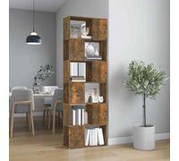 vidaXL Libreria/Divisorio Rovere Fumo 60x24x186 cm