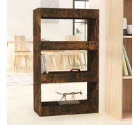 vidaXL Libreria/Divisorio Rovere Fumo 60x30x103 cm in Truciolato