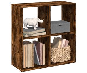 vidaXL Libreria Divisorio Rovere Fumo 69,5x29x69,5 cm in Truciolato