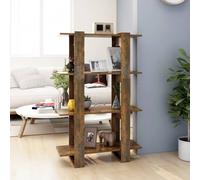 vidaXL Libreria/Divisorio Rovere Fumo 80x30x123,5 cm